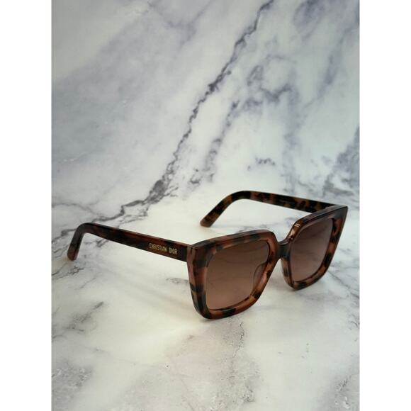 NEW Dior Midnight S1I Square Sunglasses in Havana Tortoise - Picture 7 of 8
